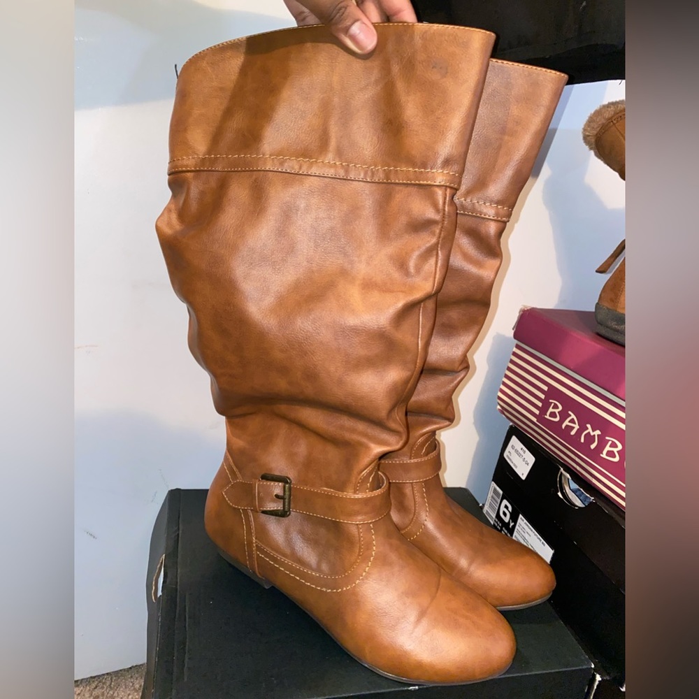 Brown Knee High Boots